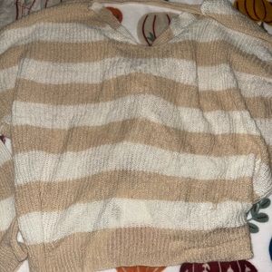 Cute open back sweater